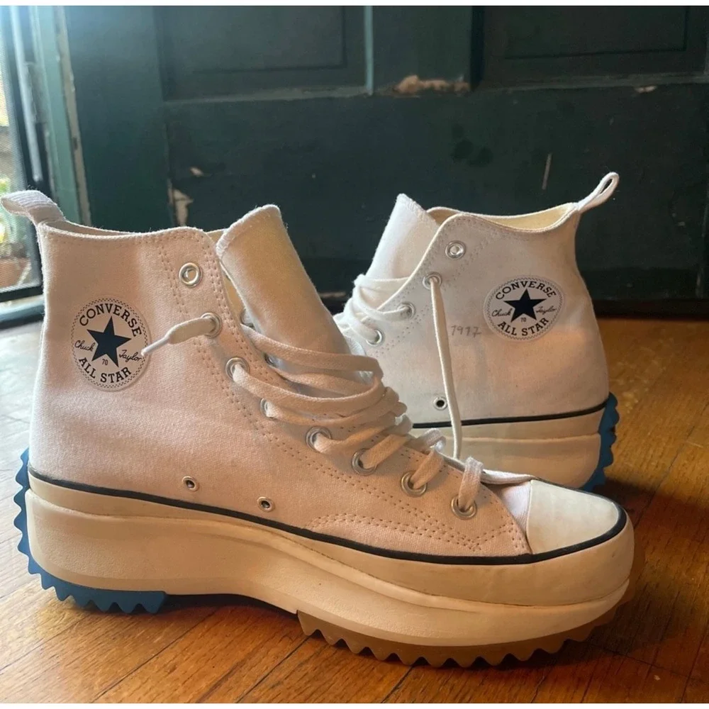 Converse JW Anderson Run Star Hike High Top Platform Sneakers White‎ Size 11 - Picture 5 of 7